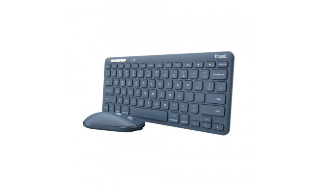 Trust KEYBOARD +MOUSE WRL LYRA/BLUE 24937