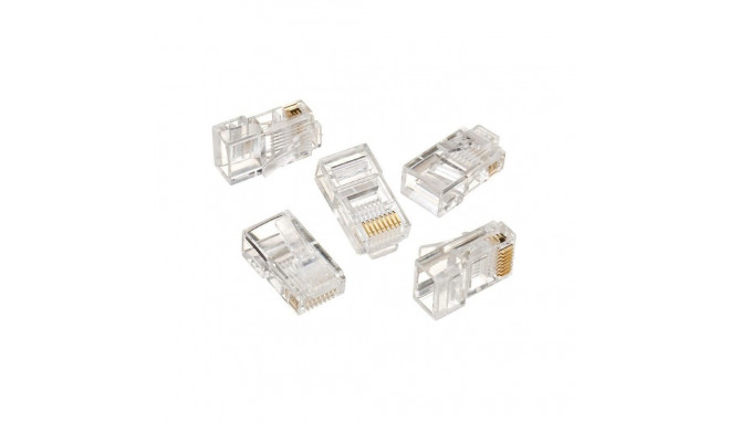 Cablexpert Modular plug 8P8C for solid LAN cable CAT5, UTP, 10 pcs. per bag
