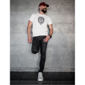 Dinamo - Men's T-SHIRT DINAMO WITH BLACK PRINTING XS White