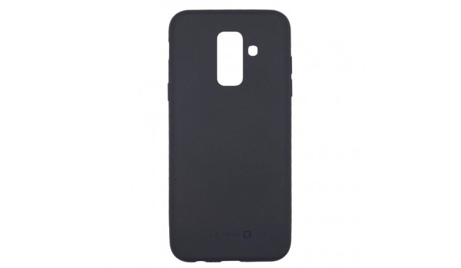 Evelatus Samsung Galaxy A6 Plus 2018 Nano Silicone Case Soft Touch TPU Black