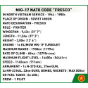 Blocks Historicall Collection Vietnam War MIG17 Nato Code Fresco