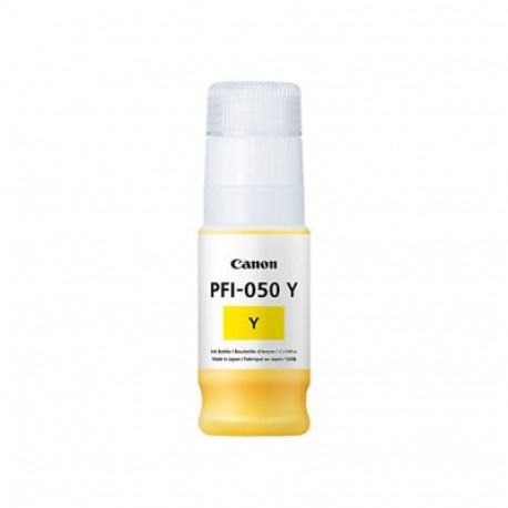 Canon PFI-050 Y (5701C001) Ink Refill Bottle, Yellow
