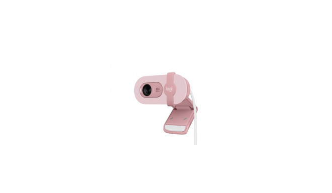 Logitech Brio 100 Full HD Webcam, 2 MP, FHD 1080p, 58°, USB, Rose