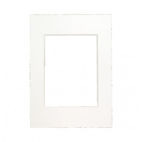 Focus passepartout 40x50cm, white