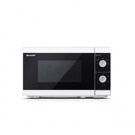 Sharp YC-MS01E-W microwave Black, White Solo microwave Countertop 20 L 800 W