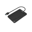 UNITEK Y-3036 storage drive enclosure HDD/SSD enclosure Black 2.5&quot;