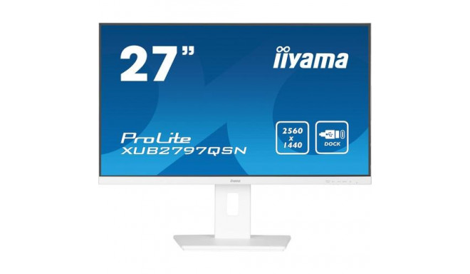 iiyama G-MASTER XUB2797QSN-W2 computer monitor 68.6 cm (27&quot;) 2560 x 1440 pixels 4K Ultra HD