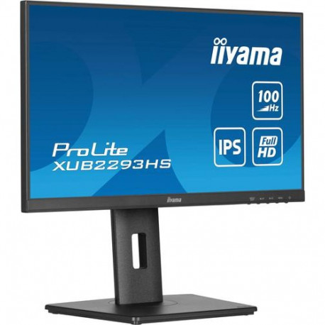 iiyama ProLite XUB2293HS-B6 computer monitor 54.6 cm (21.5") 1920 x 1080 pixels Full HD LED Bla