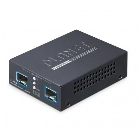 PLANET 2-Port 10G/2.5G/1G/100BASE-X network media converter Black