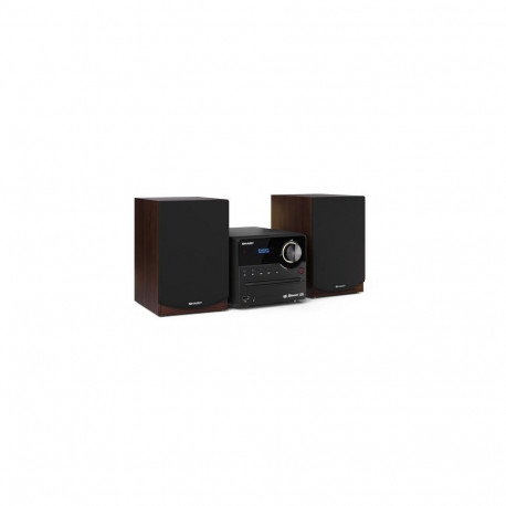 Sharp XL-B517D Home audio micro system 45 W Brown