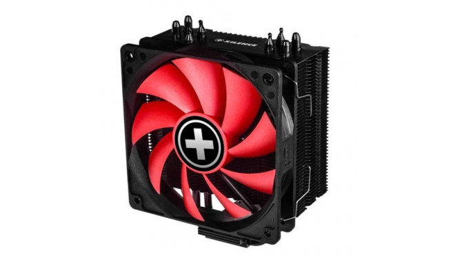 Xilence M704 Processor Cooler 12 cm Black, Red