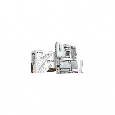 GIGABYTE X870E AORUS ELITE WIFI7 ICE Motherboard - Supports AMD Ryzen 9000 CPUs, 16+2+2 Phases Digit