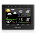 Hyundai WS4380 digital weather station Black AC/Battery