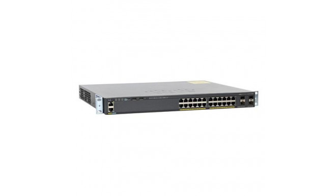 Cisco Small Business Catalyst 2960X-24PS-L Network Switch, 24 Gigabit Ethernet Ports, 370W PoE Budge