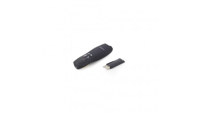 Gembird *Wireless presenter with laser pointer 660 nm 10 m Black