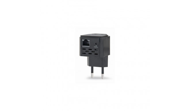 Gembird WNP-RP300-03-BK bridge/repeater Network repeater 300 Mbit/s Black