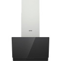 Gorenje WHI649EXBG cooker hood Wall-mounted Silver, Stainless steel B 608 m³/h