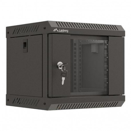 Lanberg WF11-3304-10B rack cabinet 4U Wall mounted rack Black