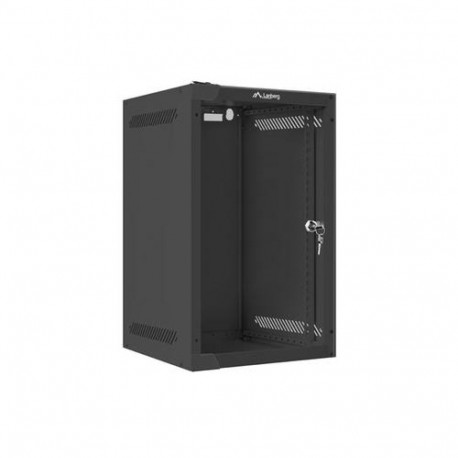 Lanberg WF10-2309-10B rack cabinet 9U Wall mounted rack Black