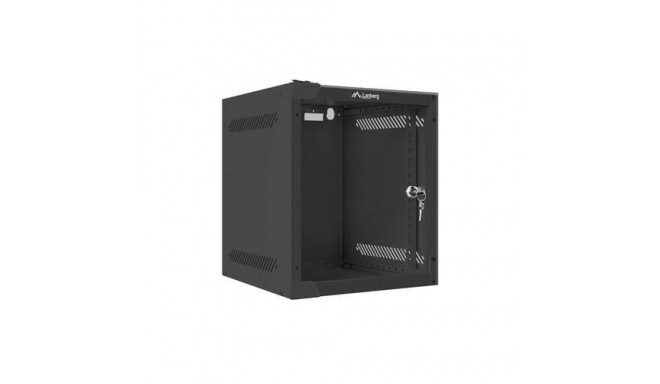 Lanberg WF10-2306-10B rack cabinet 6U Wall mounted rack Black