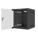 Lanberg WF10-2306-10B rack cabinet 6U Wall mounted rack Black