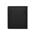 Lanberg WF01-6615-10B rack cabinet 15U Wall mounted rack Black