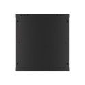 Lanberg WF01-6612-00B rack cabinet 12U Wall mounted rack Black