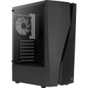 Aerocool WAVEBKV3 ATX PC Case Tempered Glass 4xRGB Fans Black