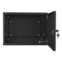 Lanberg WAF1-5203-04-00B rack cabinet 4U Wall mounted rack Black