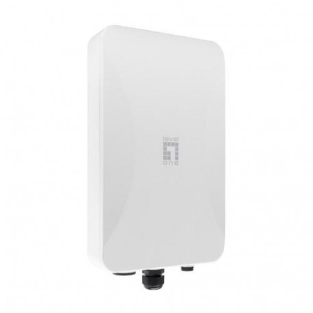 LevelOne AX3000 Dual Band Wi-Fi 6 Outdoor PoE Wireless Access Point, Omni-directional