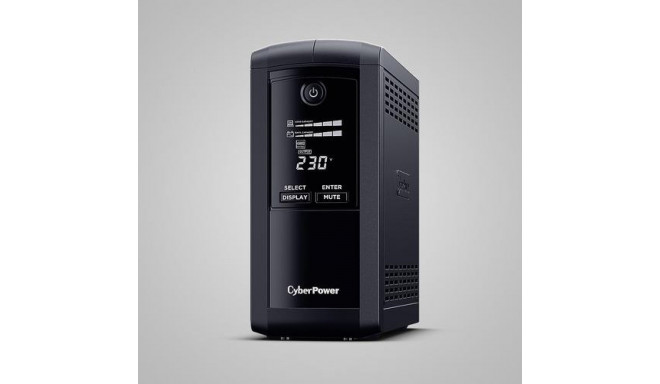 CyberPower Tracer III VP700ELCD-FR uninterruptible power supply (UPS) Line-Interactive 0.7 kVA 390 W