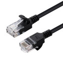 Microconnect V-UTP601S-SLIM networking cable Black 1 m Cat6 U/UTP (UTP)