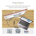 StarTech.com USB 3.0 to HDMI Adapter, USB to HDMI Monitor Converter for Windows, 1080P (no support f