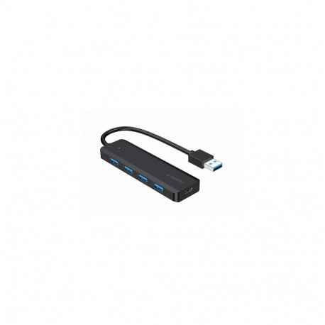 Gembird UHB-U3P4P-02 interface hub USB 3.2 Gen 1 (3.1 Gen 1) Type-A 5000 Mbit/s Black