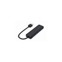 Gembird UHB-U3P4P-02 interface hub USB 3.2 Gen 1 (3.1 Gen 1) Type-A 5000 Mbit/s Black