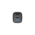 Havit UC20 - three-port GaN 65 W travel charger, black