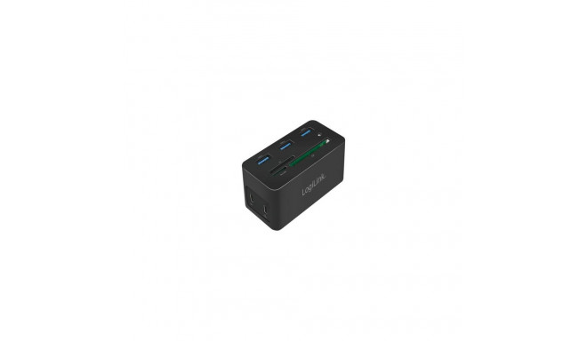 LogiLink UA0370 notebook dock/port replicator Wired USB 3.2 Gen 1 (3.1 Gen 1) Type-C Black