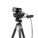 LogiLink UA0371 webcam 3 MP 1920 x 1080 pixels USB 2.0 Black, Silver