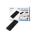 LogiLink UA0314 storage drive enclosure SSD enclosure Black M.2