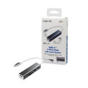 LogiLink UA0305 laptop dock/port replicator USB 3.2 Gen 1 (3.1 Gen 1) Type-C Aluminium