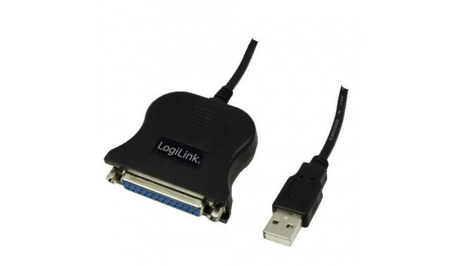 LogiLink UA0054A parallel cable Black 1.8 m