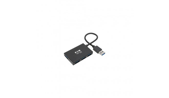 Tripp Lite U360-004-4A-AL 4-Port Slim Portable USB-A Hub - USB 3.x (5Gbps), Aluminum Housing