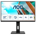 AOC P2 U32P2 computer monitor 80 cm (31.5&quot;) 3840 x 2160 pixels 4K Ultra HD LED Black