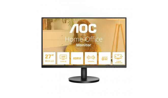 AOC B3 U27B3A computer monitor 68.6 cm (27&quot;) 3840 x 2160 pixels 4K Ultra HD LCD Black