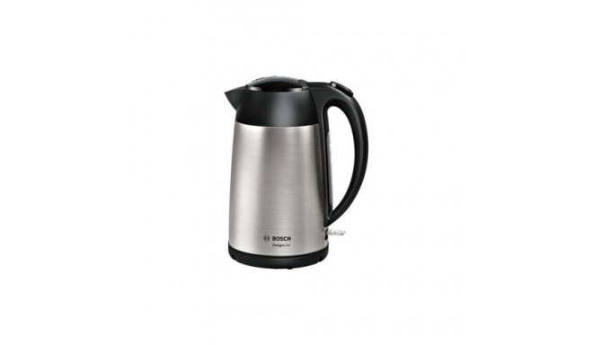 Bosch TWK3P420 electric kettle 1.7 L 2400 W Black, Stainless steel
