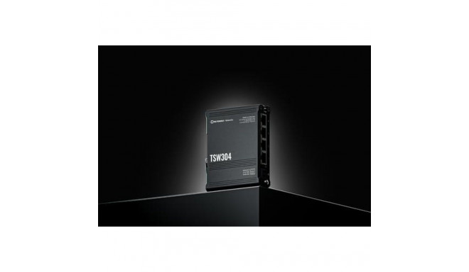 Teltonika TSW304 network switch Gigabit Ethernet (10/100/1000) Power over Ethernet (PoE) Black