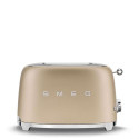 Smeg 50&#039;s Style Toaster TSF01CHMEU Champagne