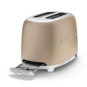 Smeg 50&#039;s Style Toaster TSF01CHMEU Champagne