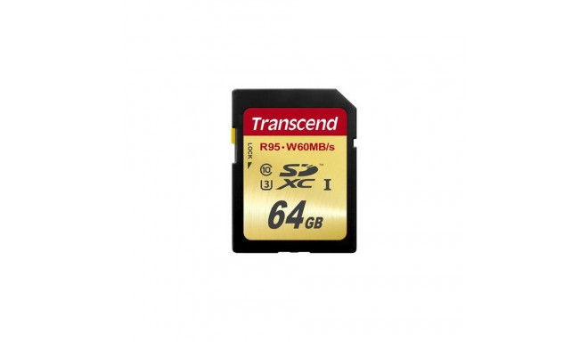 Transcend SD Card SDXC UHS-I U3 64GB