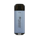 Transcend ESD300 Thunderbolt technology 2 TB USB Type-A to USB Type-C USB 3.2 Gen 2x2 Blue